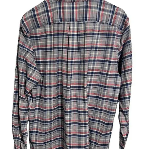 (Sold)VINEYARD VINES NWT Mens Slim Longshore Flannel Button Down Shirt, L - Picture 8 of 8